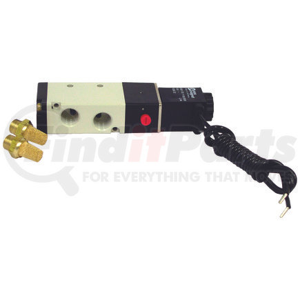 Tectran 29-SS4 2 Pos/4-way w/ manual override 12V Solenoid Valve-1/4" (Stock Code: 12117)