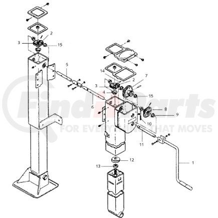 SAF-HOLLAND 725003 Spring Pin - .38" x 1.5"