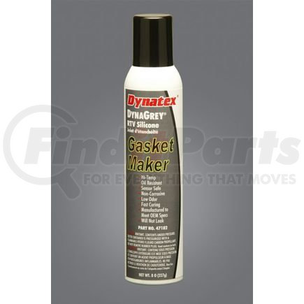 Dynatex 47182 DynaGrey RTV Silicone Gasket Maker-L/V