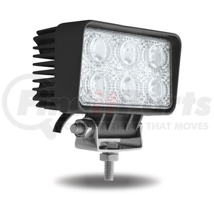 TRUX TLED-U46 2.5" x 4.5" Mini Rectangular LED Flood Work Lamp (6 Diodes | 1000 Lumens)