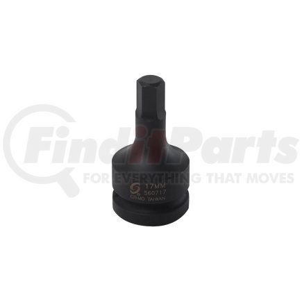 Sunex Tools 560717 1" Dr. 17mm Hex Drive Impact Socket 