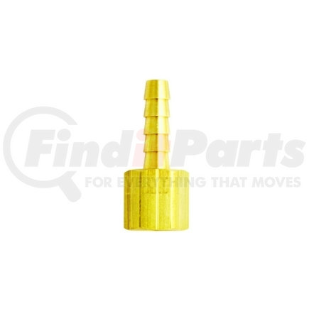 Milton Industries 605-2 1/4" F. Solid End, 3/8" ID Hos