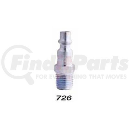 Milton Industries 726 1/8" NPT Male M-Style Plug