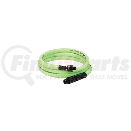 Legacy Mfg. Co. HFZ3806YW2B 3/8” x 6’ Flexzilla® ZillaGreen™ Ball Swivel Whip Hose