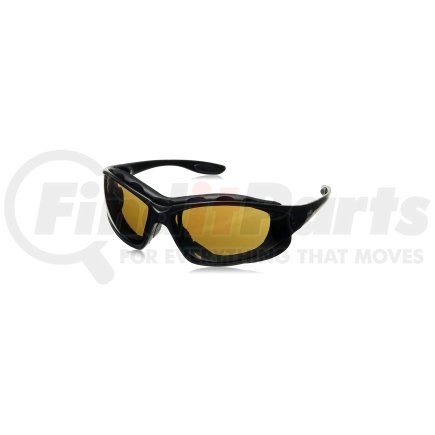 UVEX S0601X Seismic Seal Eyewear Safety Glasses with Espresso Tint Lens/Black Frame