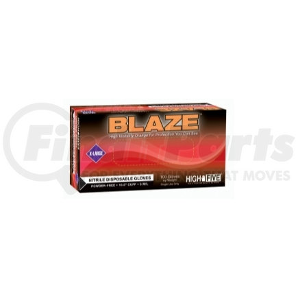 Microflex N481 BLAZE Orng Nitrile Glv SZ S