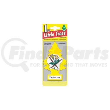 Car Freshener U1P-10105 Little Tree Car Freshener, Vanillaroma, One per Pack