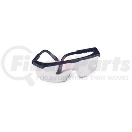 Gateway Safety 49GB80 Safety Glasses, Strobe, Clear Lens, Black Frame, Adjustable Temples, Molded-In Sideshields