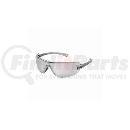 Gateway Safety 19GY8M Safety Glasses, Luminary, Wraparound Silver Mirror Anti-Scratch Lens, Silver Temple, Lightweight