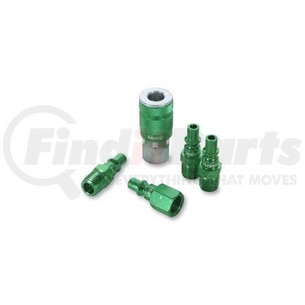 Legacy Mfg. Co. A71456B ColorConnex« Type B 5-pc 1/4" Green Coupler & Plug Kit