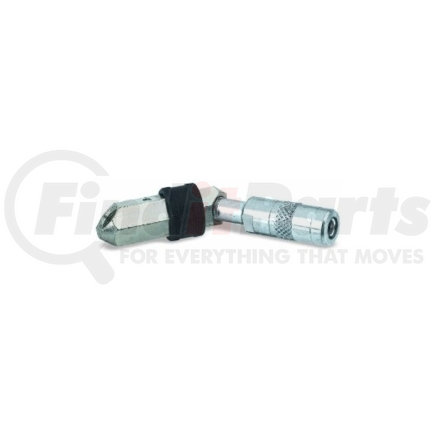 Airgas Safety LX-1406 Grease Gun Coupler, 360 Degree Swivel, 1/8" NPT Threads, Spring Loaded Ball Check, 4500 Max PSi