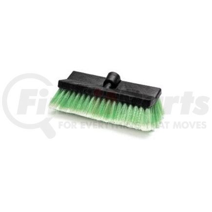 Laitner Brush Products 1508 Wash Brush Head Only, 10" Wide Bi-Level Block with Threaded Hole, Soft Flagged Polyester Bristles