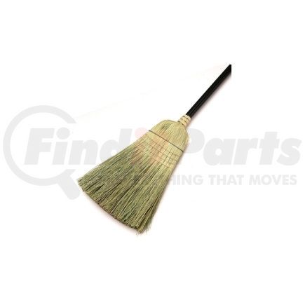 Laitner Brush Products 469 Warehouse Upright Corn Broom, with Wire Band and 38" Long Wooden Handle