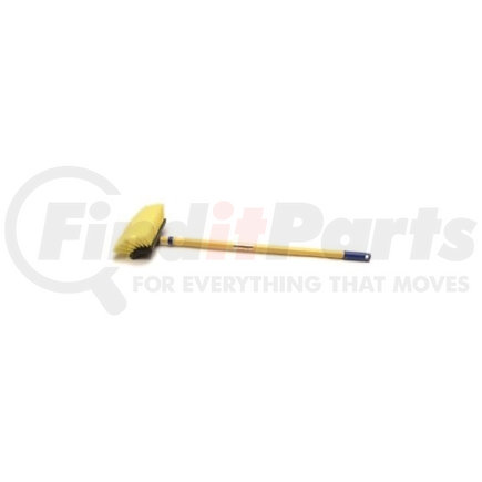 Laitner Brush Products 14081 Wash Brush, Bi-Level 8" Head, Soft Yellow Bristles, with 33" to 60" Telescoping Handle