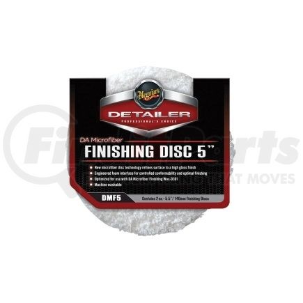 Meguiar's DMF5 5" DA Microfiber Finishing Disc, 2 Pack