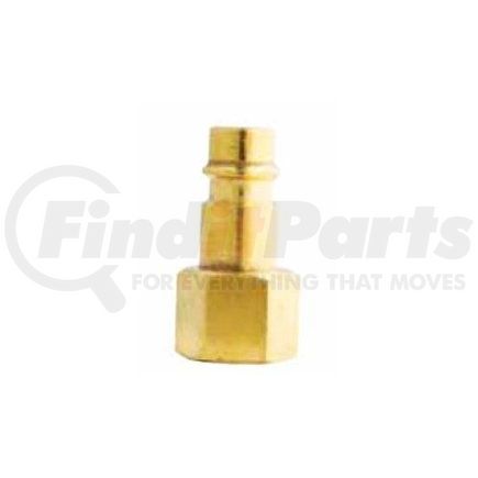 Milton Industries S761-1 HI-Flo V-Style 1/4" FNPT Steel Plug 2/cd