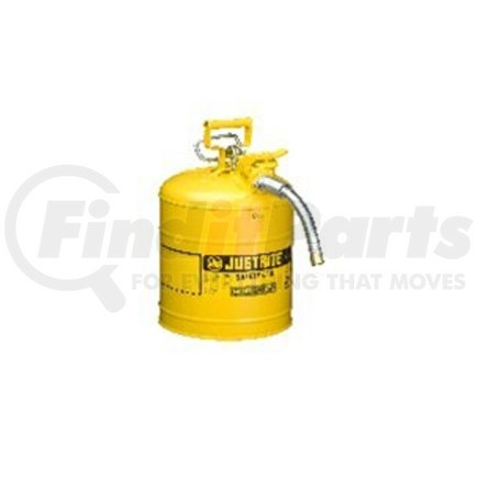 Justrite 7250220 CAN, SFTY, 5/8" HS, T2, 5G YEL
