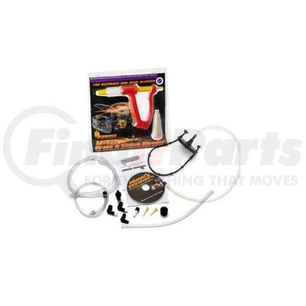 Phoenix Systems 2004-MC V12 DIY Brake Bleeder Set, Motorcycle Adapter, One Person Operation, with Reverse Fluid Injection