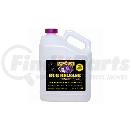 RJ Star 11082 Bug Release All Surface Bug Remover, 1 Gallon Bottle, Neutralizes Acidic Bug Proteins