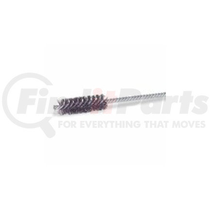 Weiler 21111 Round Power Tube Brush, 3/4" Diameter, .0104 Wire Size, 5-1/2" Long, Double Stem and Double Spiral