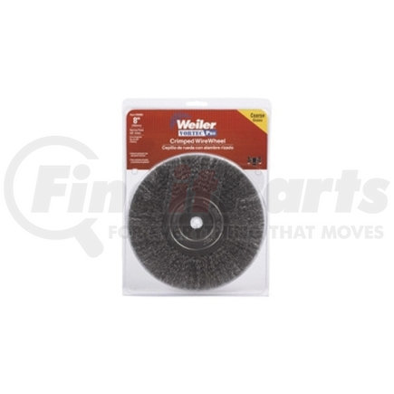 Weiler 36005 Bench Grinder Wire Wheel, 8" Diameter, Coarse Crimped Wire, Narrow Face, 5/8" Arbor