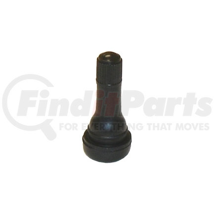 The Main Resource TR413-50 Black Rubber Tire Valve, 1 1/4" (32mm), Box of 50