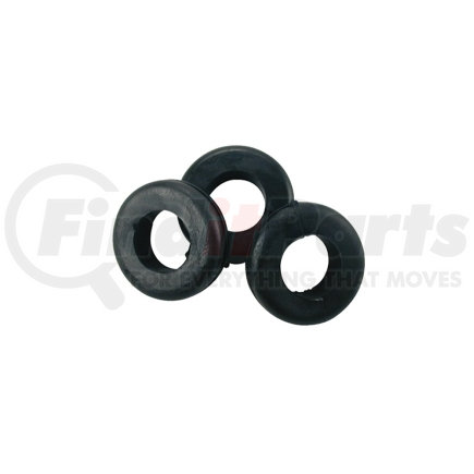 The Best Connection 4402-1H 13 Piece 3/8" Mounting Hole Black Vinyl Grommet