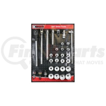 K-Tool International KTI0848 3/4" Drive Tools Display