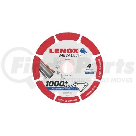 IRWIN TOOLS 1972921 LENOX Diamond Cutoff Wheel AG 4.5" X 7/8"