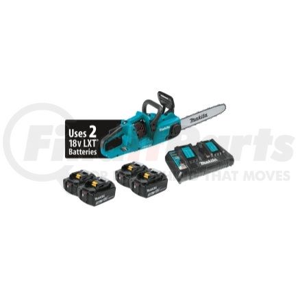 Makita XCU03PT1 Makita XCU03PT1 36V (18V LXT&#174 X2) 14" Cordless Chain Saw Kit W/ 4 5.0Ah Batteries