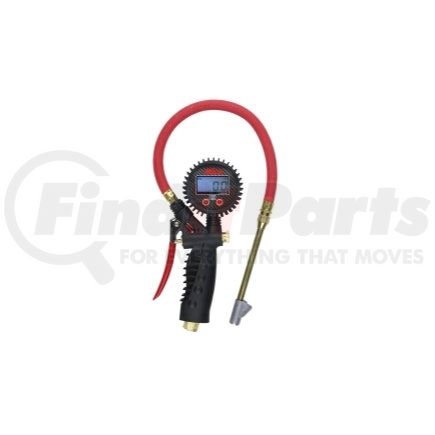 Milton Industries S-577D Digital Inflator Gauge with Straight Foot Head Chuck