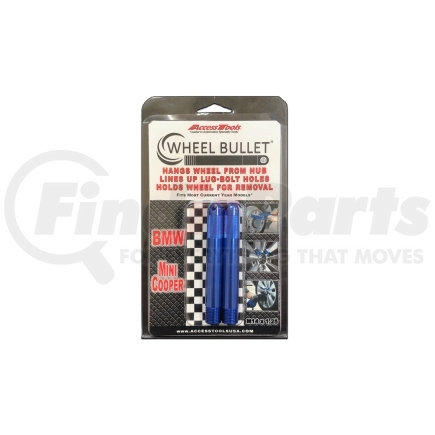 Access Tools WB2-14125BLUE Wheel Bullet 14x1.25 2 PK