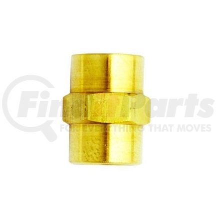 Milton Industries 643-1 F. Hex Coupling, 3/8" x 1/4" N