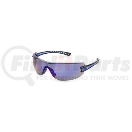 Gateway Safety 19GY83 Safety Glasses, Luminary, Wraparound Gray Anti-Scratch Lens, Silver Temple, Lightweight