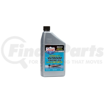 Lucas Oil 10812 Outboard Engine Oil Synthetic SAE 10W-30