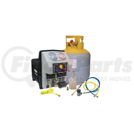 Mastercool 69365 Twin Turbo Refrigerant Recovery Machine for all R134a Applications  Including Buses & Fleet