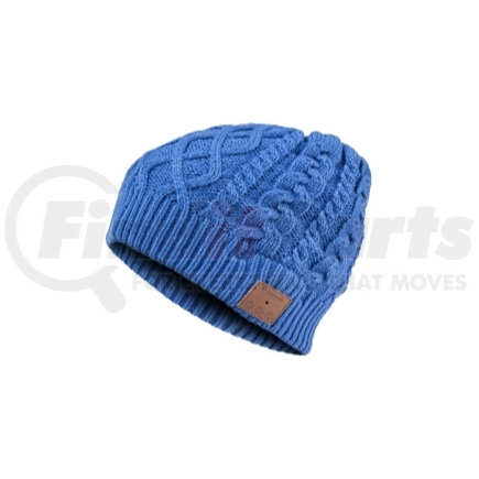 Mountain VG002-BL Bluetooth Cable Knit Beanie - Blue