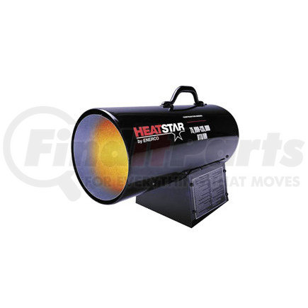 Enerco F170125 HD Portable Direct-Fired Forced Air Propane Heater, HS125FAV 75,000-125,000 BTU/HR