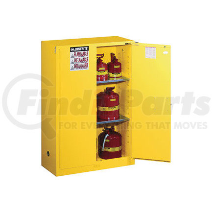 Justrite 894520 Justrite Flammable Cabinet With Self Close Double Door 45 Gallon