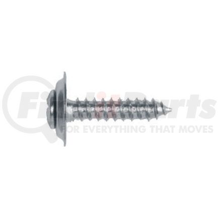 Auto Body Doctor 6307RX Phillips Oval Head Trim Screw, Size: 10 X 1", Head Size: #8, Finish: Chrome, Qty: 3