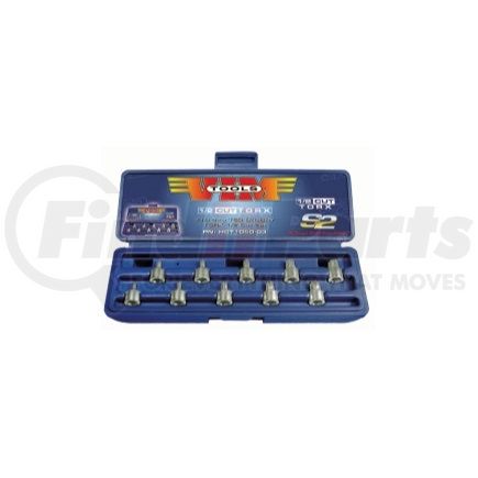VIM PRODUCTS HCT1050-03 10 Piece Half Cut TORX Driver Set, T10 thru T50