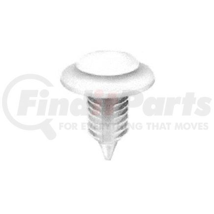 Auto Body Doctor 6054 Trim Panel Retainers, Natural Nylon, Size: 3/16" (4.5mm), Stem: 3/4", Head: 3/4", Qty: 10