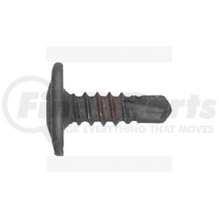 Auto Body Doctor 6314 Phillips Oval Head Wheel Opening Teks« Screws, Size: 8 x 1/2", 13/32" OD Washer, Finish: Black, 10