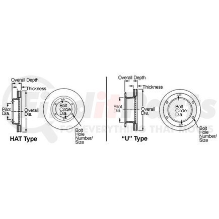 Webb 54325P Disc Brake Rotor Boxed 15.38 X