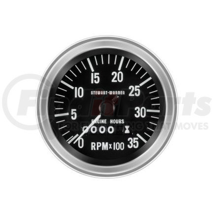 Stewart Warner 82690 Deluxe Tachometer/Hourmeter