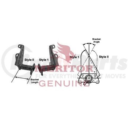 Meritor E343299Q6257 Meritor Genuine Air Brake Chamber Bracket