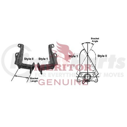Meritor F433299Q6257 Meritor Genuine Air Brake - Chamber Bracket