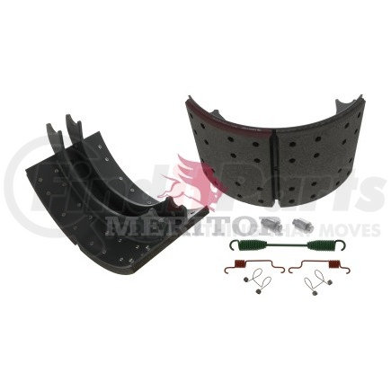 Meritor XK20014726E Remanufactured Drum Brake Shoe Kit - Lined, with Hardware