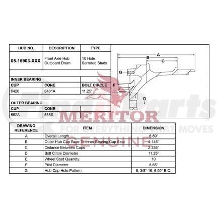 Meritor 0515903030 Meritor Genuine - AY-HUB