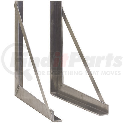 Buyers Products 1701040 24x24 Inch Welded Aluminum Truck Tool Box Brackets